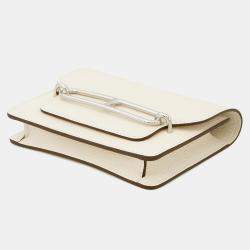 Pre Owned Hermes Roulis Slim Nata Chevre Myzore Goatskin Coin Purse
