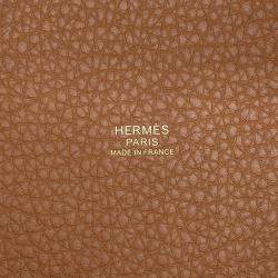 Pre Owned Hermes Picotin Lock Gold Taurillon Clemence PM
