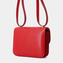 Pre Owned Hermes Constance3 Miroir Rouge Ladue Chevre Myzore Goatskin Mini