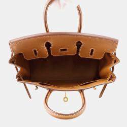 Pre Owned Hermes Birkin Gold Togo Leather Size 25