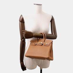 Pre Owned Hermes Birkin Gold Togo Leather Size 25