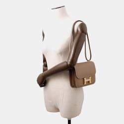 Pre Owned Hermes Constance 3 Miroir Etoupe Epsom Mini