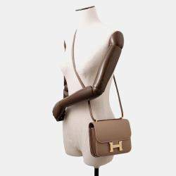 Pre Owned Hermes Constance 3 Miroir Etoupe Epsom Mini