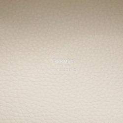 Pre Owned Hermes Picotin Padlock Craie Taurillon Clemence PM