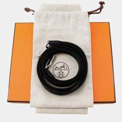 Pre Owned Hermes Evelyne Long Black Taurillon Clemence TPM