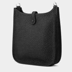 Pre Owned Hermes Evelyne Long Black Taurillon Clemence TPM