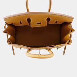 Pre Owned Hermes Birkin Natural Sable Togo Leather Size 25