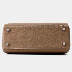 Pre Owned Hermes Kelly Retourne Etoupe Togo Leather Size 25