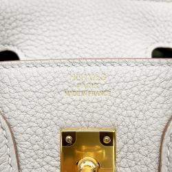 Pre Owned Hermes Birkin Grease Pail Togo Leather Size 25