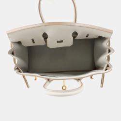 Pre Owned Hermes Birkin Grease Pail Togo Leather Size 25