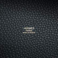 Pre Owned Hermes Picotin Lock Vert Mangrove Taurillon Clemence PM