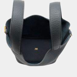 Pre Owned Hermes Picotin Lock Vert Mangrove Taurillon Clemence PM