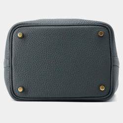 Pre Owned Hermes Picotin Lock Vert Mangrove Taurillon Clemence PM