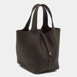 Pre Owned حقيبة هيرمس بيكوتين لوك 18 جلد تورليون كليمنس تشوكو ليت