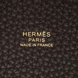 Pre Owned حقيبة هيرمس بيكوتين لوك 18 جلد تورليون كليمنس تشوكوليت