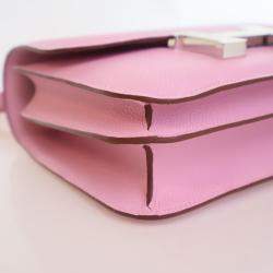 مملوكة مسبقًا Hermes Mauve Sylvestre Epsom Mini Constance 18