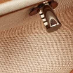 مملوكة مسبقًا Hermès Ecru/Natural Toile Canvas and Vache Leather Herbag Zip 20 Bag