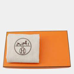 Pre Owned Hermes Pochette kelly Etoupe Swift Leather