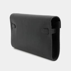 مملوكة مسبقًا Hermes Kelly Wallet Long To Go Black Chevre Shamqila
