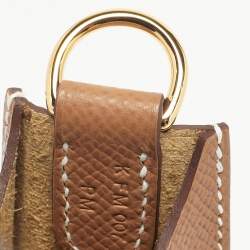 مملوكة مسبقًا حقيبة هيرمس إيفلين TPM  جلد تشوكيليت كليمنس