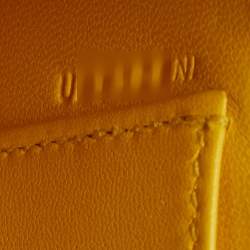 Pre Owned Hermès Kelly II Sellier 20 Palladium Finish Jaune de Naples Leather Bag
