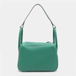 Pre Owned حقيبة هيرمس ليندي 26 فيرت فيرتيكو كليمنس إكسسوار مطلي بلاديوم