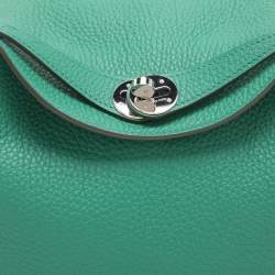 Pre Owned حقيبة هيرمس ليندي 26 فيرت فيرتيكو كليمنس إكسسوار مطلي بلاديوم