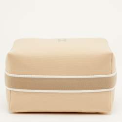 مملوكة مسبقًا حقيبة هيرمس كانفاس H طبيعى برايد-ايه-براق كبيرة