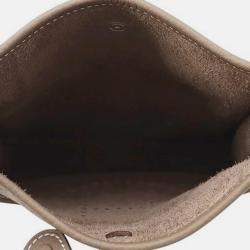 Pre Owned Hermes Evelyne Long TPM Etoupe Taurillon Clemence Bag