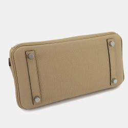 Pre Owned Hermes Birkin 25 Togo Trench Handbag