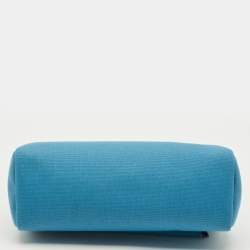 Pre Owned حقيبة هيرمس هيرباغ زيب 31 قماش ميكونوس/بلو سافير وجلد فاتش هانتر