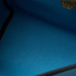 Pre Owned حقيبة هيرمس هيرباغ زيب 31 قماش ميكونوس/بلو سافير وجلد فاتش هانتر