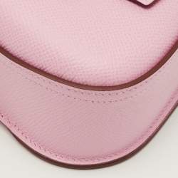 مملوكة مسبقًا حقيبة هيرمس ميني ديللا كافاليريا جلد إبسوم بلو فرانس