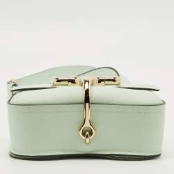 مملوكة مسبقًا Hermes Della Cavalleria Mini Vert Peppermint Epsom Leather Crossbody Bag