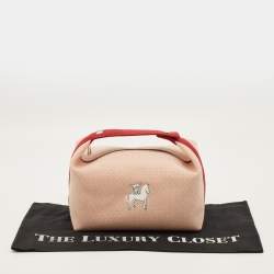 مملوكة مسبقًا Hermès Bride-a-Brac Cabriole Large Terracotta H Canvas Pouch