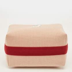 مملوكة مسبقًا Hermès Bride-a-Brac Cabriole Large Terracotta H Canvas Pouch