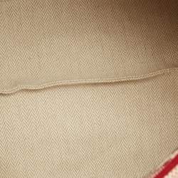 مملوكة مسبقًا Hermès Bride-a-Brac Cabriole Large Terracotta H Canvas Pouch