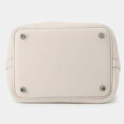 Pre Owned Hermes Picotin Lock Beton Taurillon Clemence Size PM