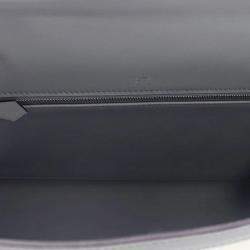 Pre Owned حقيبة هيرمس كيلي سيليير إكرو/بلو غلاسييه تويلا H جلد سوفت حجم 28