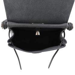 Pre Owned حقيبة هيرمس هيرباغ زيپ أردواز توال ميليتاري فاش هونتر جلد بحجم صغير