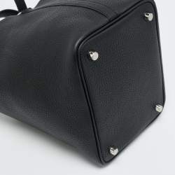 مملوكة مسبقًا حقيبة هيرمس بيكوتين لوك 18 جلد انكري توغو أزرق/أزرق داكن