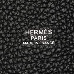 مملوكة مسبقًا حقيبة هيرمس بيكوتين لوك 18 جلد انكري توغو أزرق/أزرق داكن