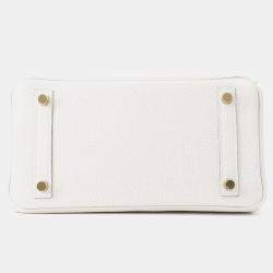 Pre Owned Hermes Birkin Grease Pail Togo Leather Size 25