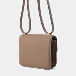 Pre Owned هيرمس كونستانس3 ميرا ايتوب ايبسوم حجم ميني