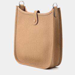 Pre Owned حقيبة هيرمس إيفلين شاي طويل توريلون ليكمانس مقاس صغير جدا