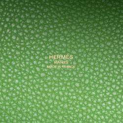 Pre Owned Hermes Picotin Lock Vert Yucca Taurillon Clemence Size Mm