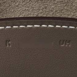 Pre Owned Hermès P'tit Arcon Etoupe Togo and Swift Leather Shoulder Bag