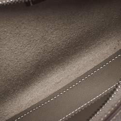 Pre Owned Hermès P'tit Arcon Etoupe Togo and Swift Leather Shoulder Bag