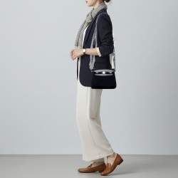 مملوكة مسبقًا حقيبة هيرمس هيرباغ زيب 20 جلد فاش هانتر وكانفاس ناتشورال توايل/إكرو