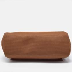 Pre Owned حقيبة هيرمس هيرباغ زيب 31 كانفاس إتش/إبيين وجلد أحمر